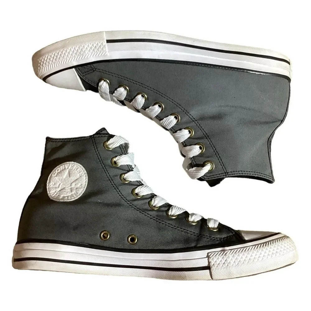 Converse Chuck Taylor Hi Top All Star Sneakers Size Women’s 10 Men’s Size 8 - Picture 4 of 16